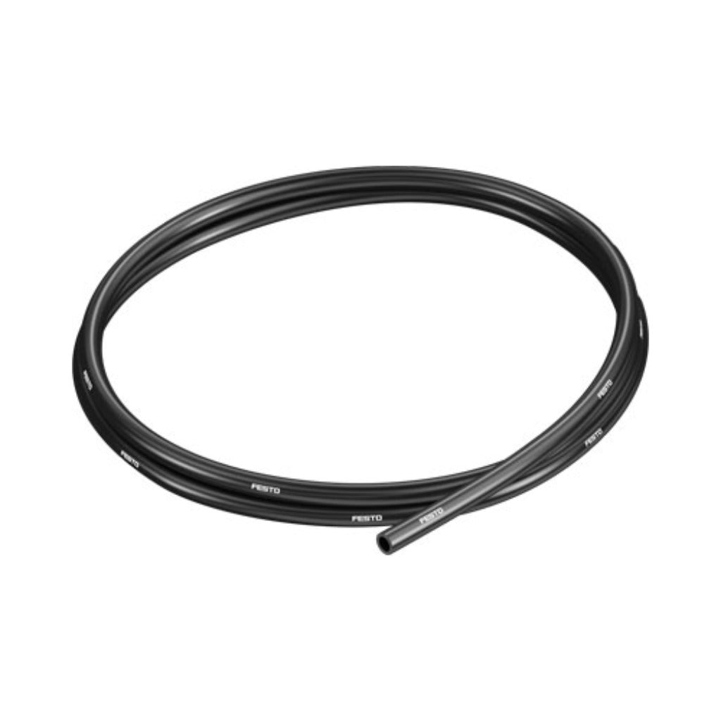 Tubo poliuretano PUN 6 mm, negro