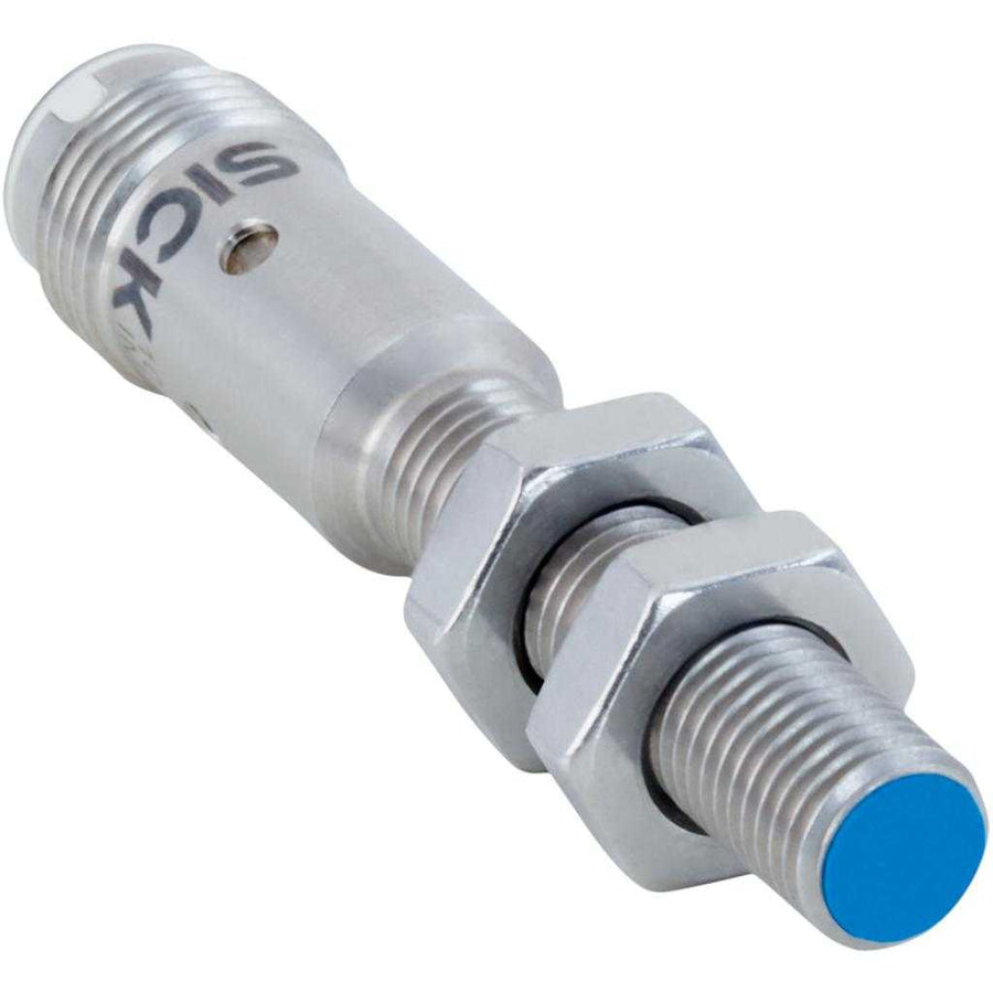 Inductivo IMX08, PNP NO, Sn=4 mm ultracorta, casi enrasado, C.c. 3 hilos, M12 4P
