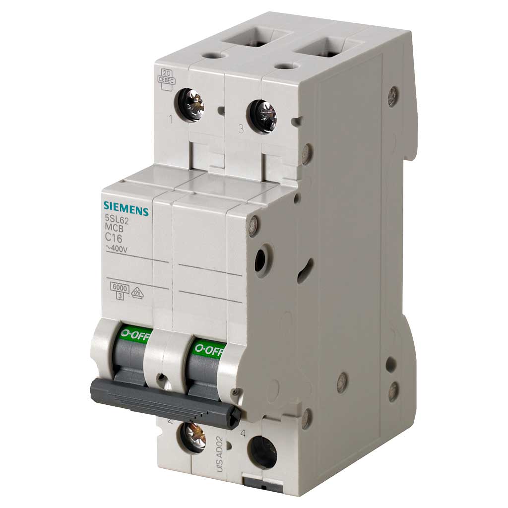 Magnetotérmico 400V 6kA 2 polos C, 50A