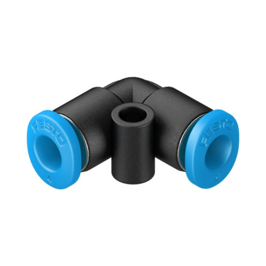 Racor mini codo QSML, tubo 4 mm