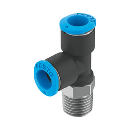 Racor mini en T QSMT, 1/8, tubo 6 mm