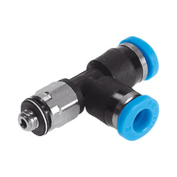 Racor mini en T QSMT, M3, tubo 3 mm
