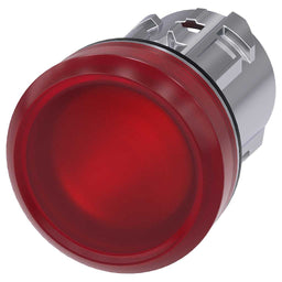 Cabeza pulsador 3SU, 22mm, metal, rojo