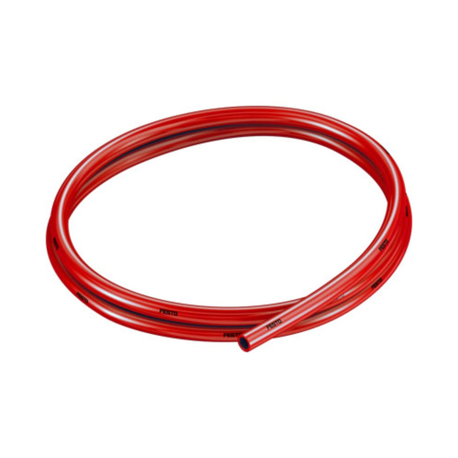 Tubo poliuretano PUN, tubo 8 mm, rojo