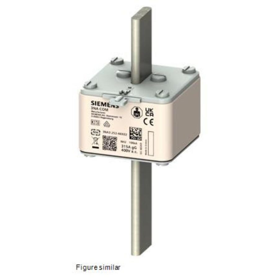 Cartucho de fusibles NH 3NA COM con función de medida y com. inalámbrica tamaño 2 224 A Un 400 V