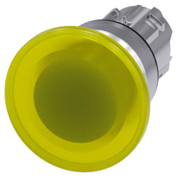Cabeza seta 3SU, 22mm, metal, amarillo, seta