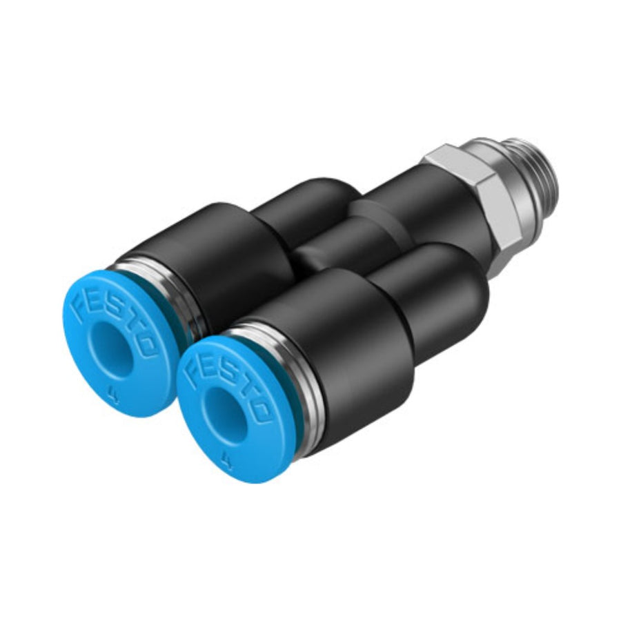 Racor en Y QSY, M5, tubo 4 mm