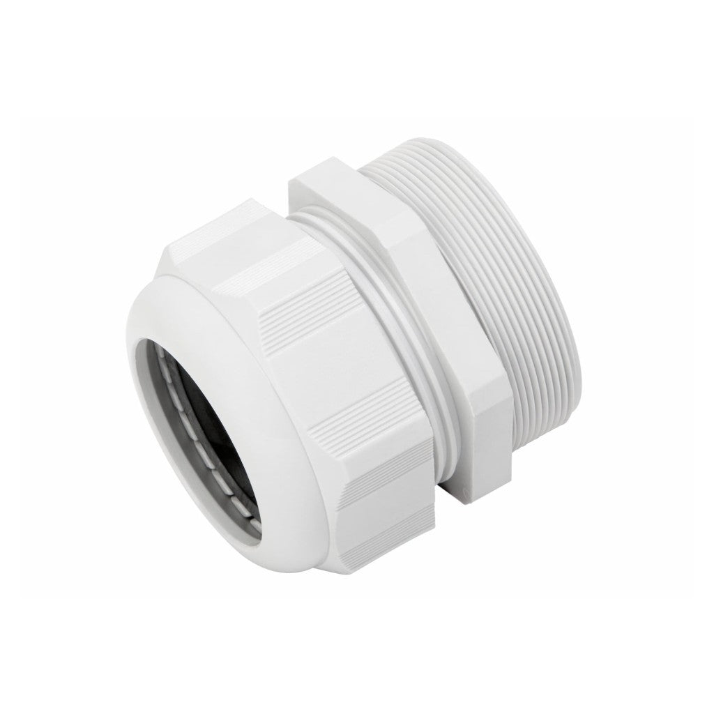 Racor rosca Métrica Plástico Gris RAL 7035 M25