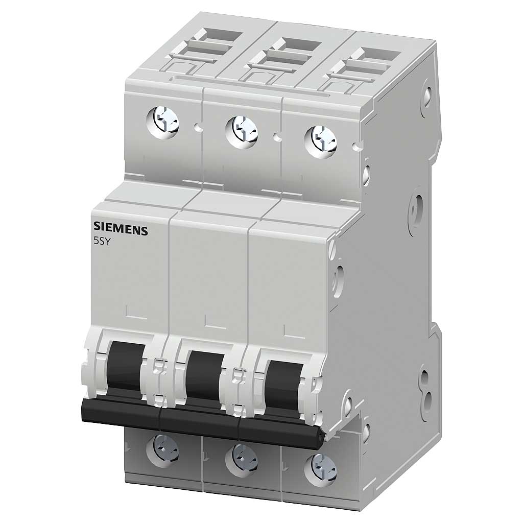 Magnetotérmico 400V 10kA, 3 polos, C, 60A, T=70 mm