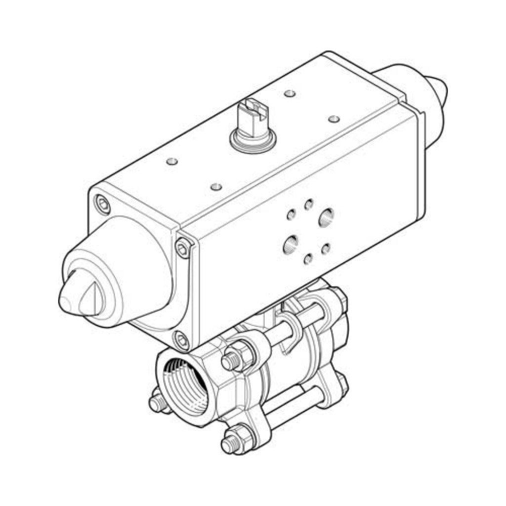 Válvula de bola VZBA 1/4