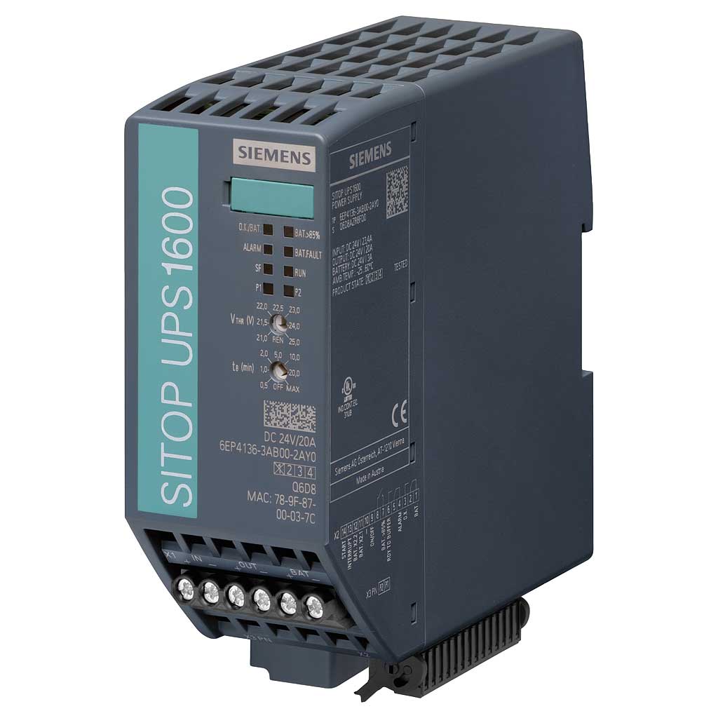 SITOP UPS1600/DC/DC24V/20A/IE/PN
