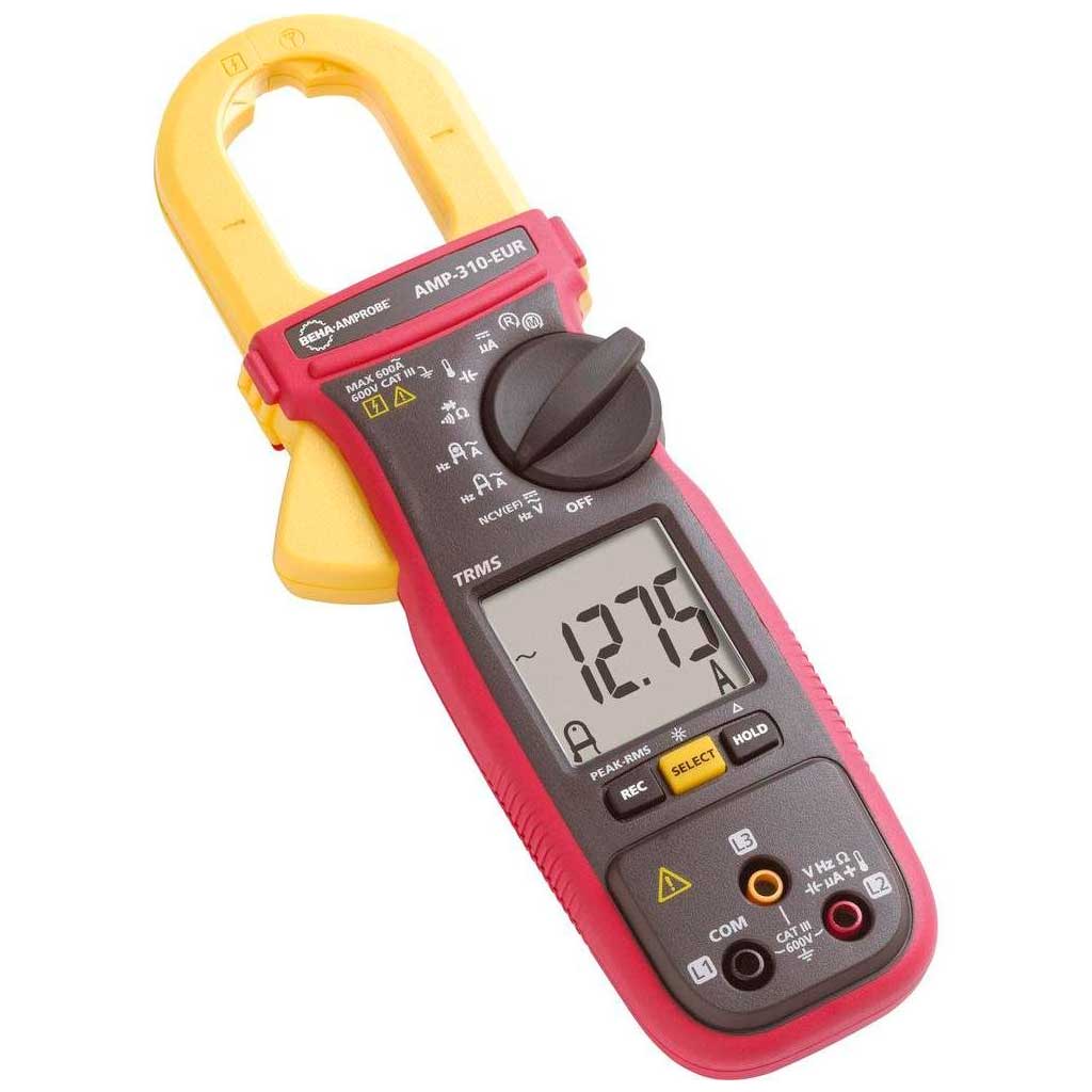 Pinza amperimétrica 600 A AC TRMS para HVAC y motores