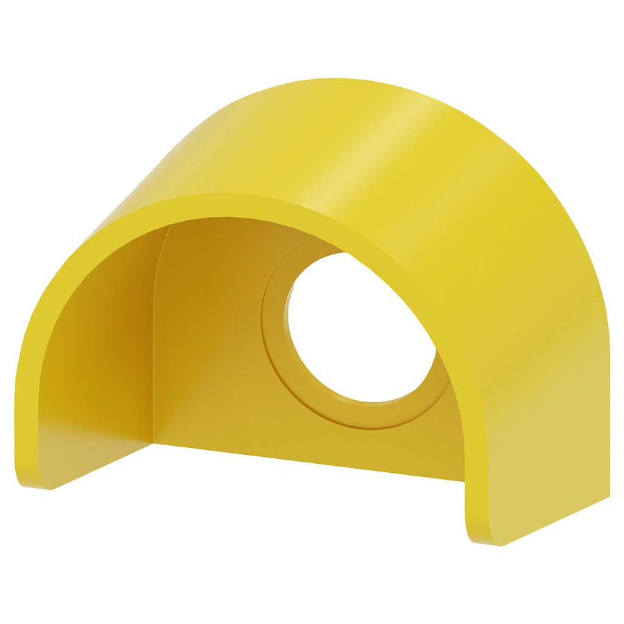 Cabeza seta 3SU, 22mm, plástico, amarillo, seta