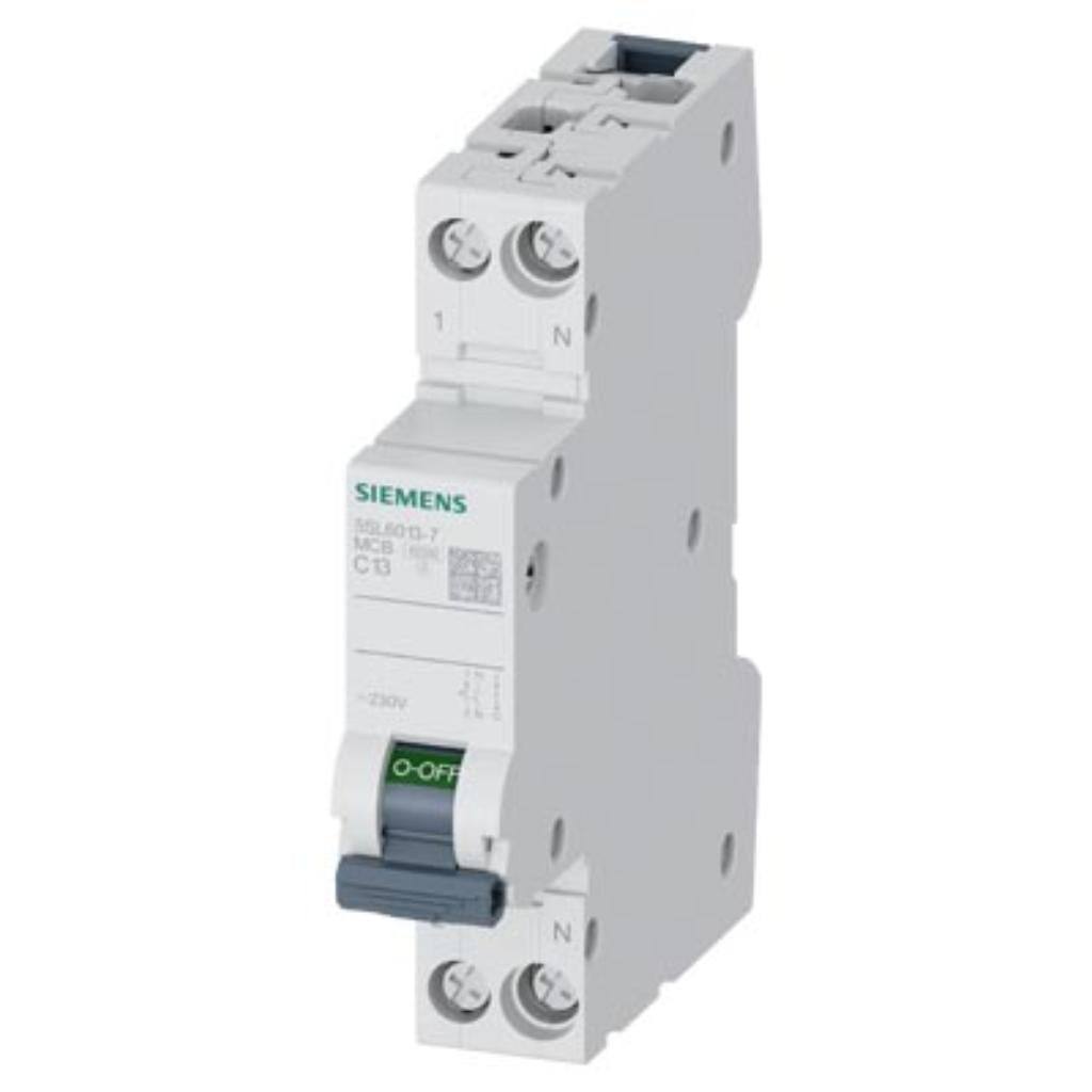 Magnetotérmico 230 V, 6 kA 1+N polos/1 mód., C13