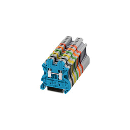 BORNE PARA CARRIL ,4MM2 NARANJA