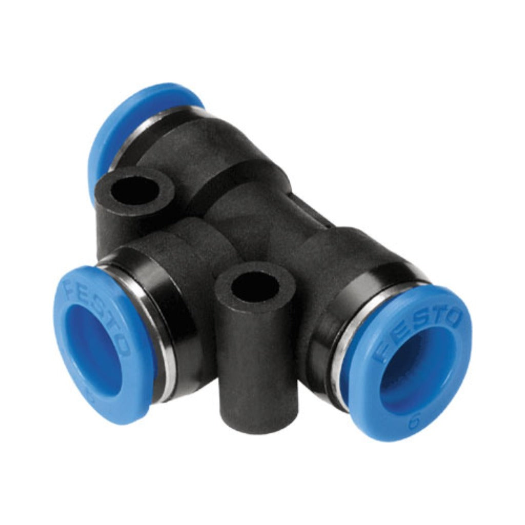 Racor mini en T QSMT, tubo 2 mm