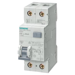 Interruptor diferencial combinado, 1+N polo, tipo AC, curva B, 6kA, 32A, 30mA