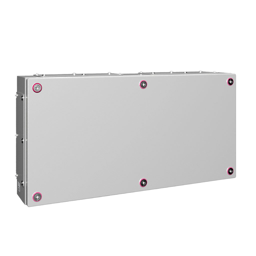 KX caja bornes, 600x300x120 mm, placa de entrada de cables