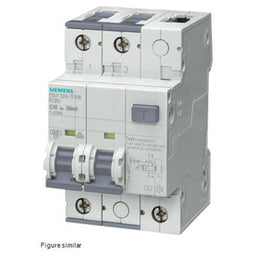 Interruptor diferencial combinado, 2 polos, tipo A, curva B, 10kA, 32A, 30mA