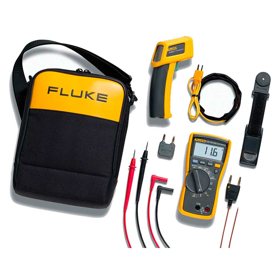 Kit Fluke 116 + termómetro IR 62MAX+
