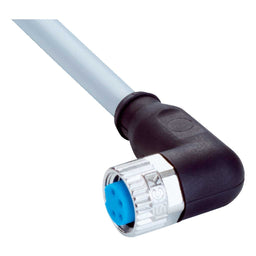 Cable sensor YG8, hembra M8 4P acodado cod.A, abierto, sin apant., 5m 4H PVC