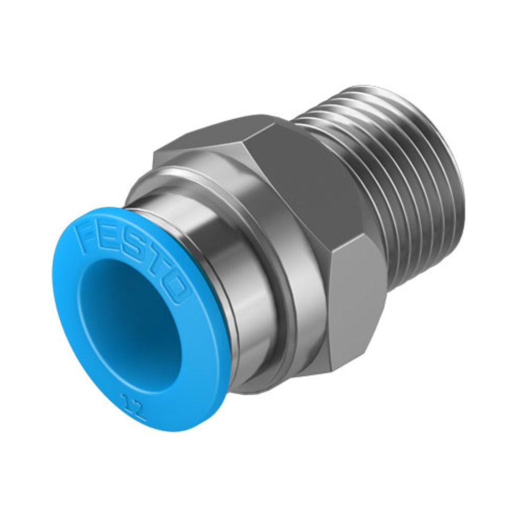 Racor recto QS, 3/8, tubo 12 mm