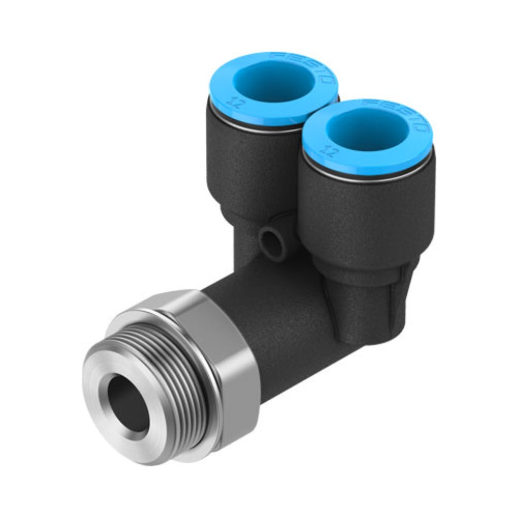 Racor en Y QSY, G1/8, tubo 8 mm