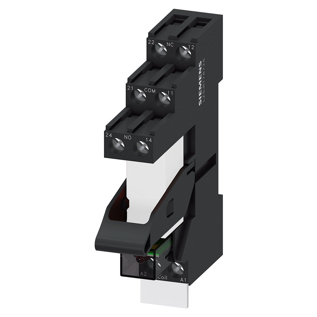 Relé enchufable, RT, 1CO, 24V DC, tornillo