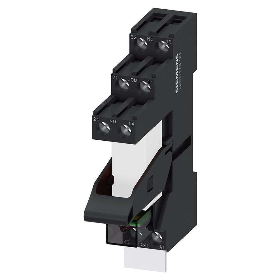 Relé enchufable, RT, 1CO, 24V DC, tornillo