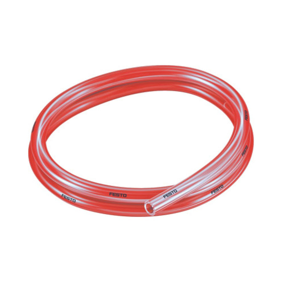 Tubo poliuretano PUN, tubo 12 mm, rojo