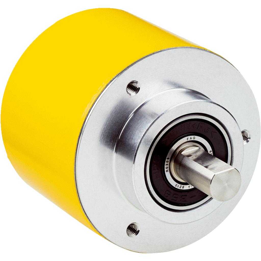 Encoder seguridad AFS/AFM60S Pro, SIL 3, PL e, Eje macizo Brida clamp, M23 12P