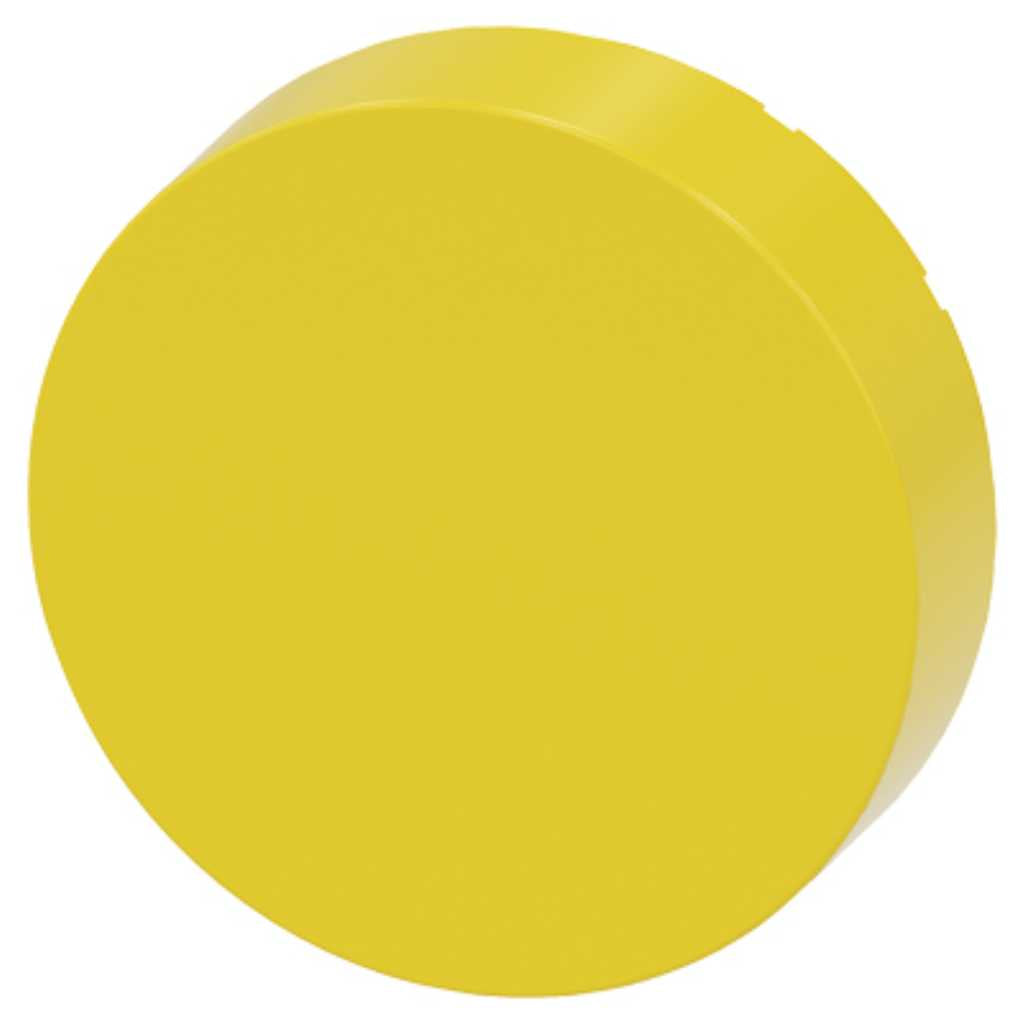 Cabeza pulsador 3SU, amarillo, saliente