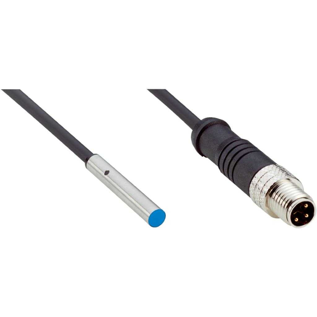 Inductivo IHM04, PNP NO, Sn=0,8 mm ultracorta, enrasado, C.c. 3 hilos, M8 3P