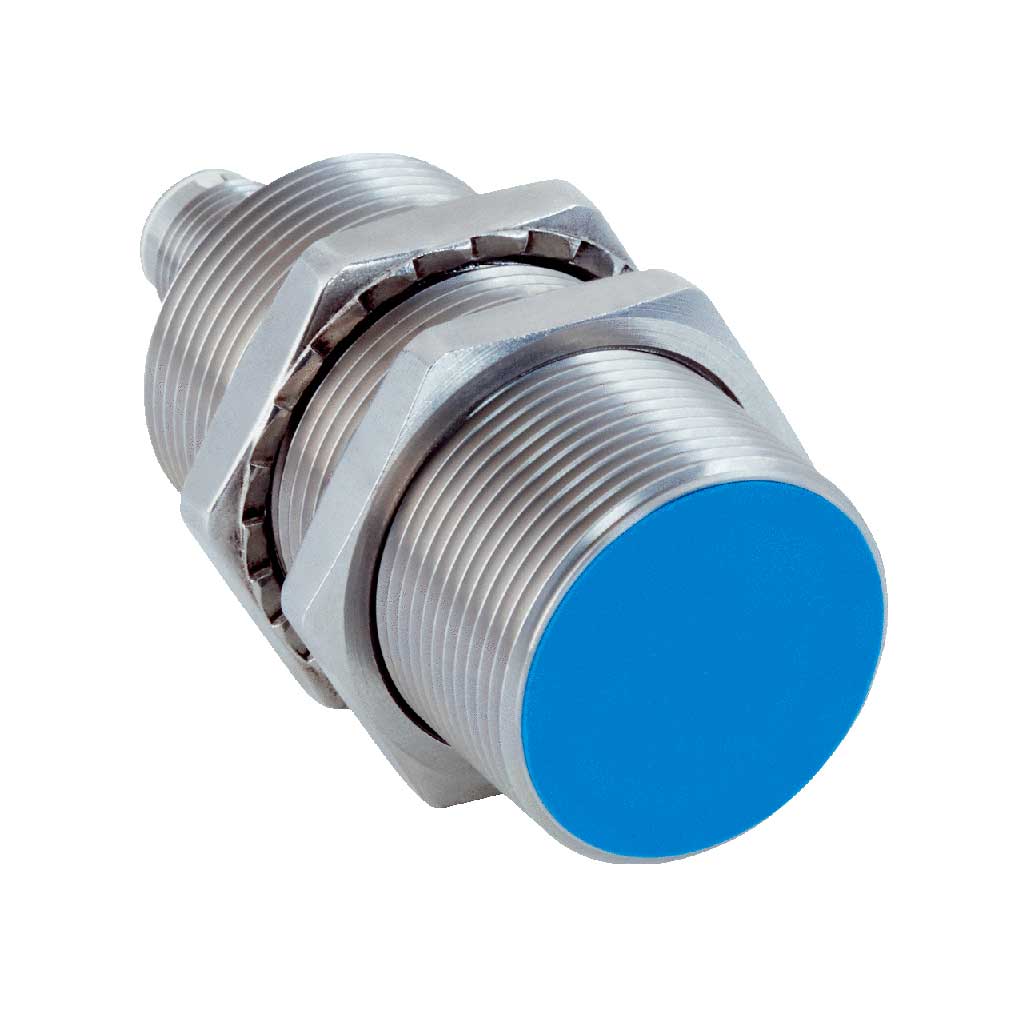 Inductivo IMB30, PNP NO, Sn=15 mm ultracorta, enrasado, C.c. 3 hilos, M12 4P