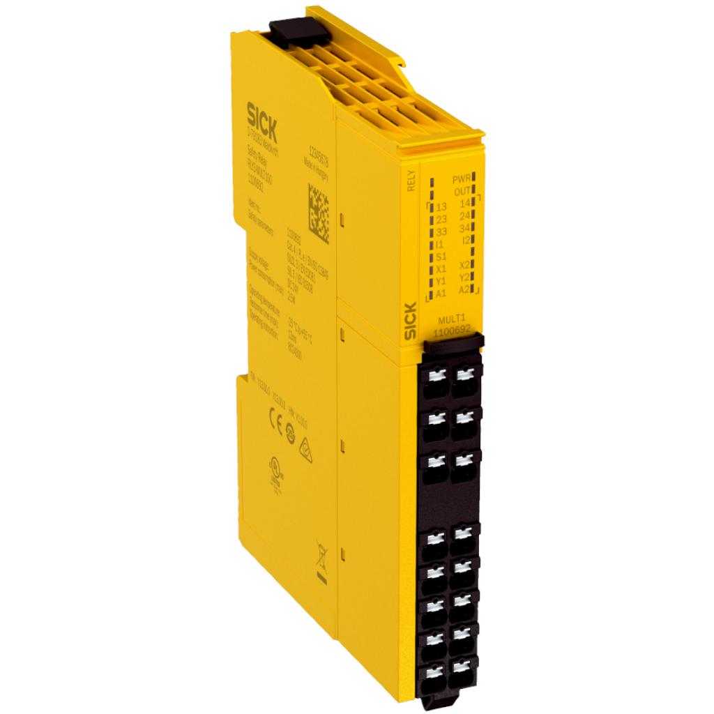 Relé seguridad ReLy, Unidad de evaluación, 3 Circuitos de dispa, 18mm