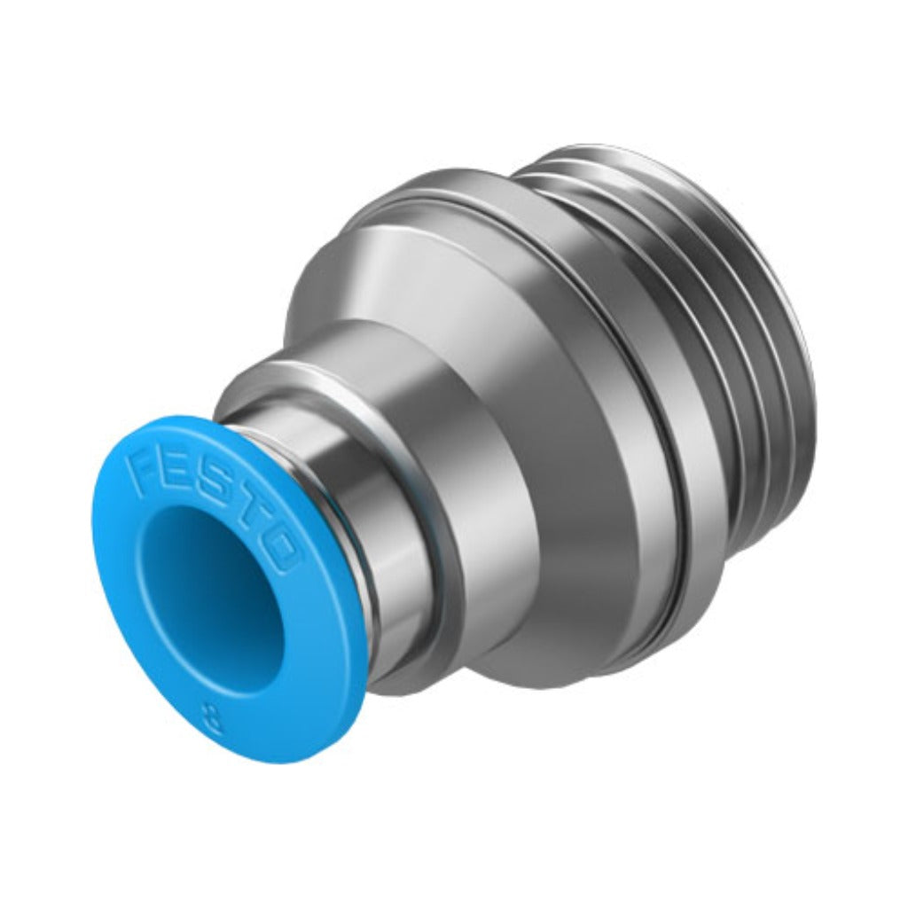 Racor recto QS, G3/8, tubo 8 mm