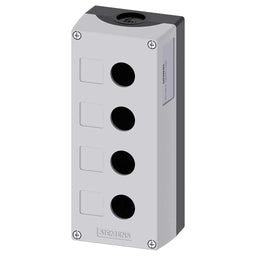 Caja mando 3SU, plástico, 22mm, 4 puntos