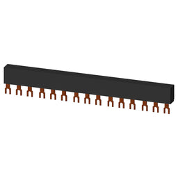 Embarrados trifásicos Distancia entre dientes 45 mm para 5 interruptores Conexiones con forma de ...