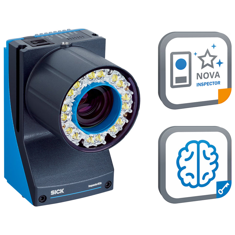 Sistema visión Inspector83x, 200mm...2.500mm, 2.464 px x 2.048 p, Integrado