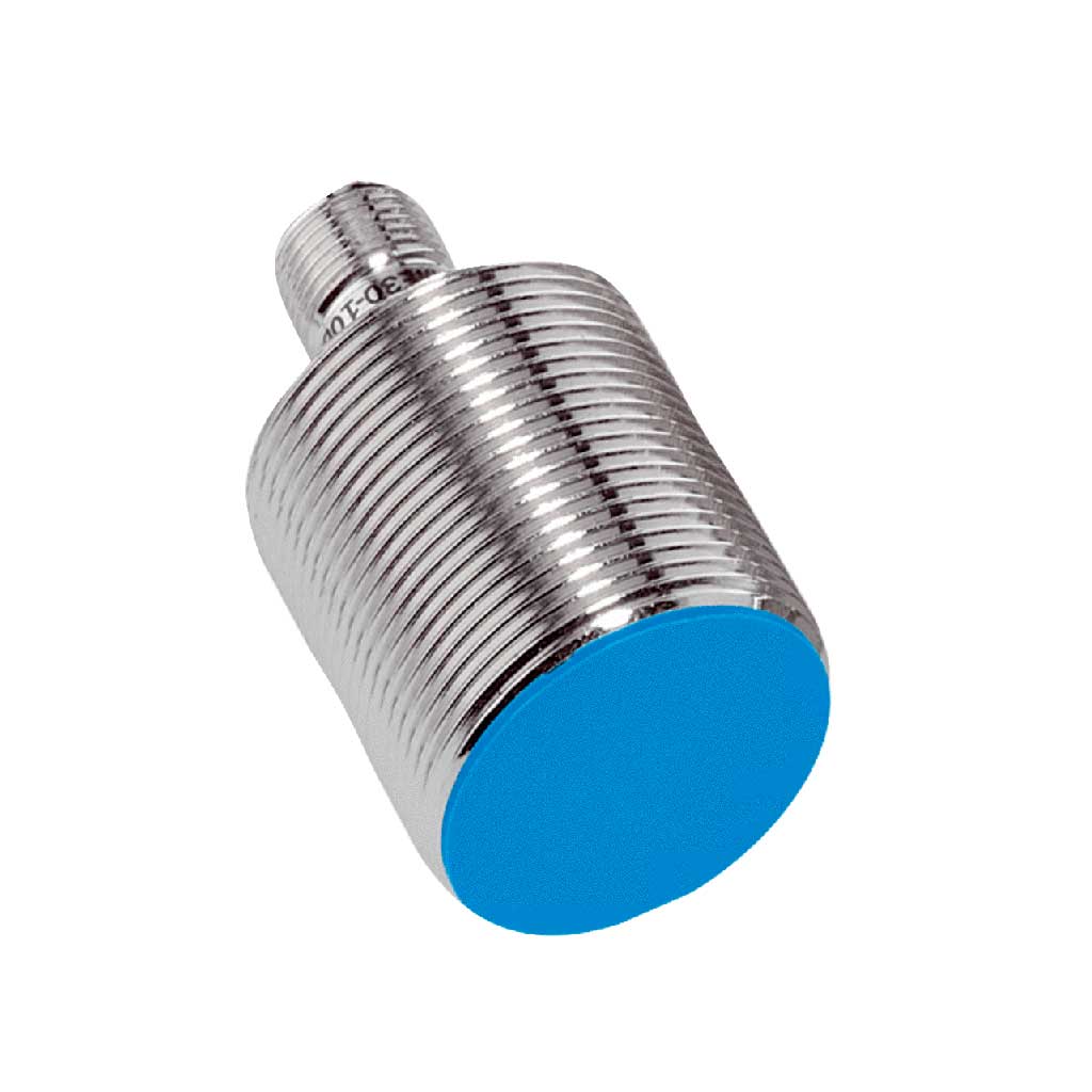 Inductivo IME30, PNP NO, Sn=20 mm corto, casi enrasado, C.c. 3 hilos, M12 4P