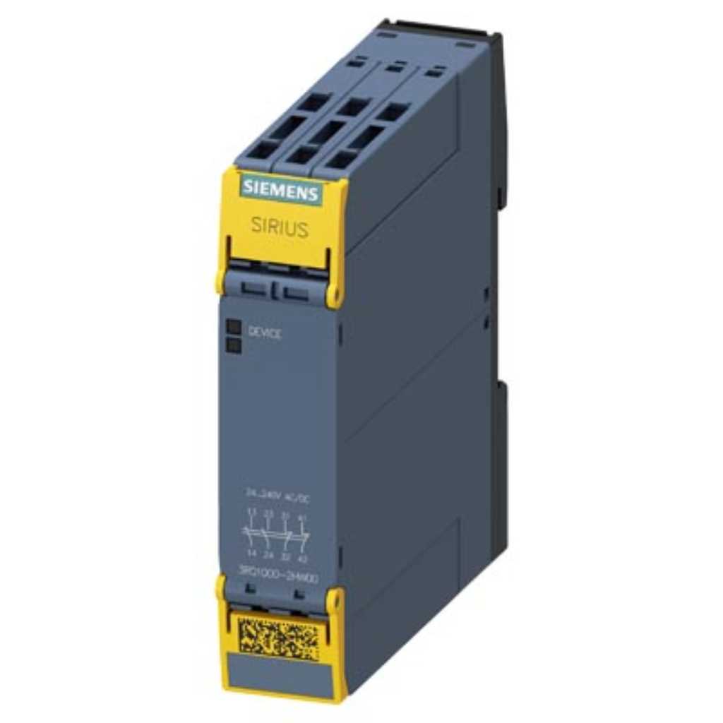 Relé interfaz, 3RQ, 2NA/2NC, 24-240V AC/DC, resorte