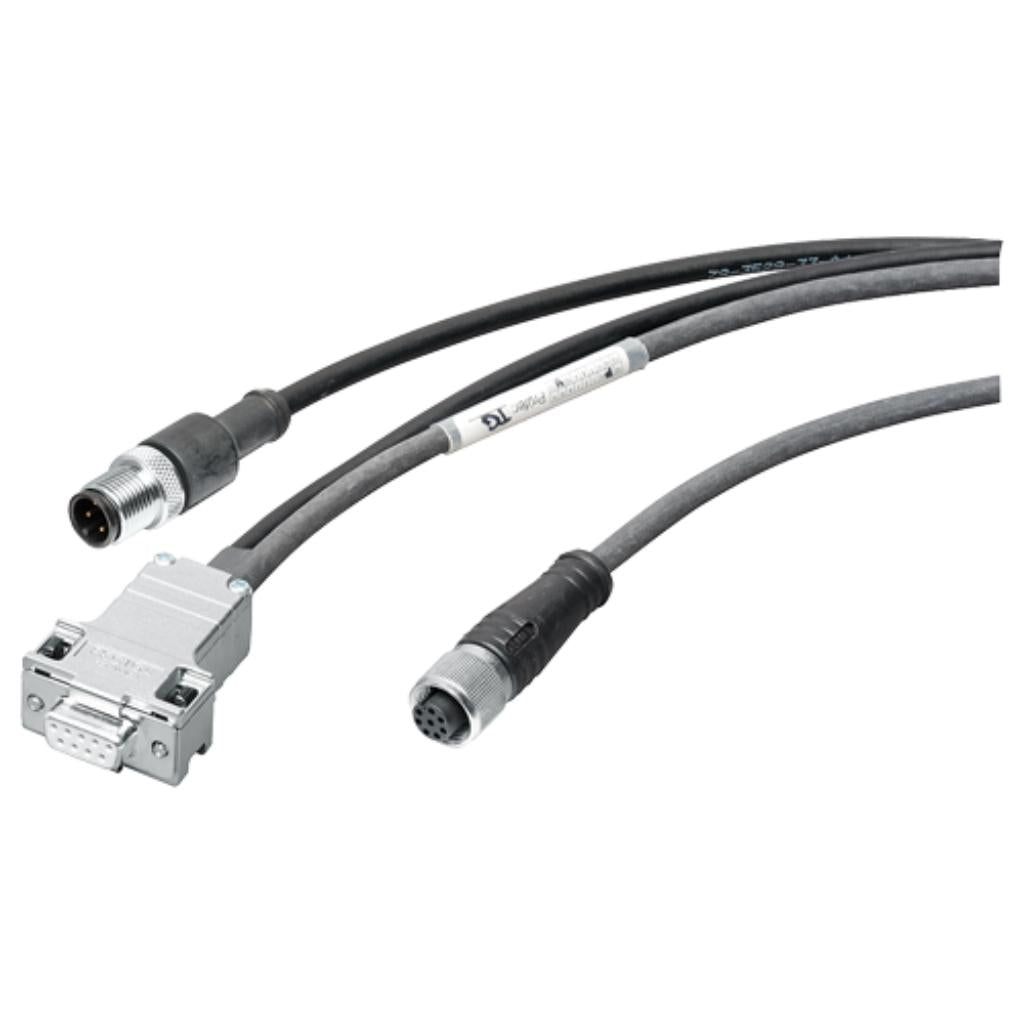 conn. Cable RS232, SUB-D/M12/M12, 5m