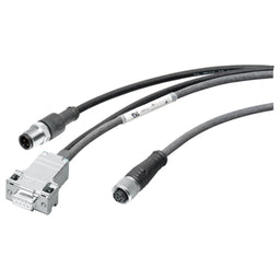 conn. Cable RS232, SUB-D/M12/M12, 5m