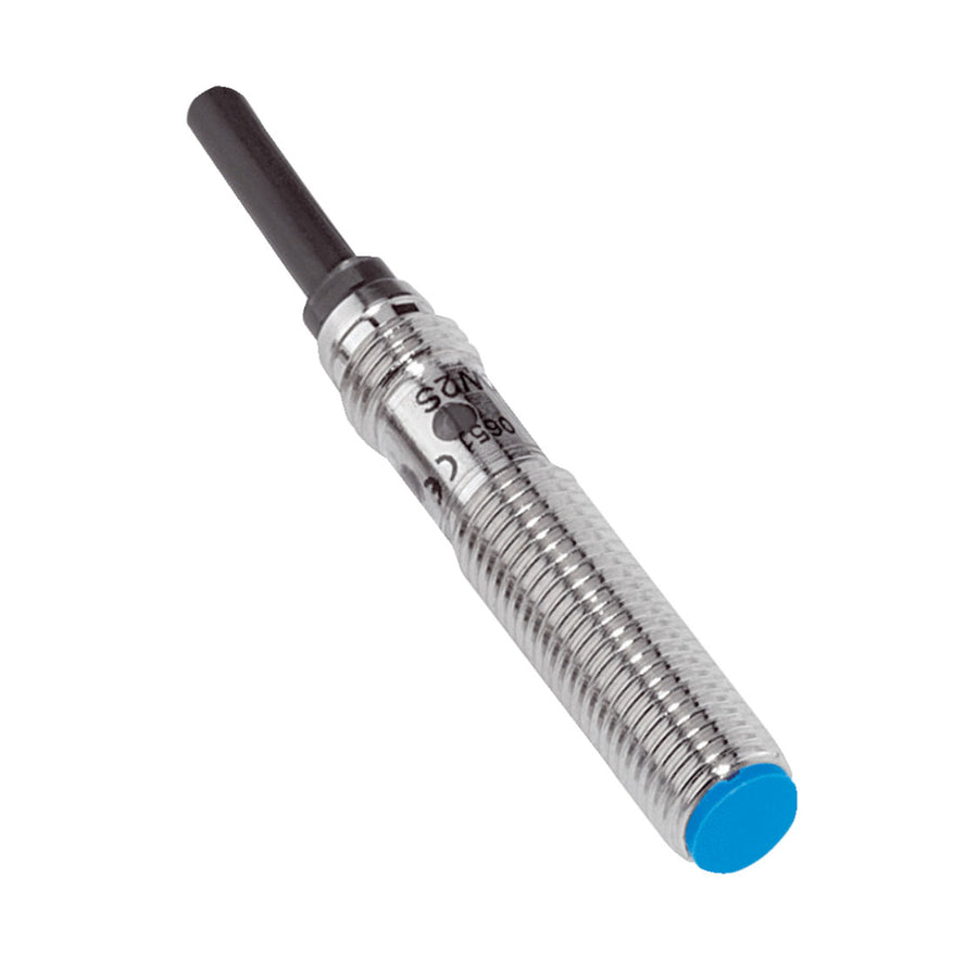 Inductivo IME08, PNP NO, Sn=2 mm corto, enrasado, C.c. 3 hilos, cable 2 m