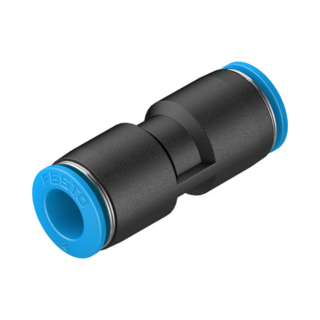 Racor recto QS, tubo 8 mm