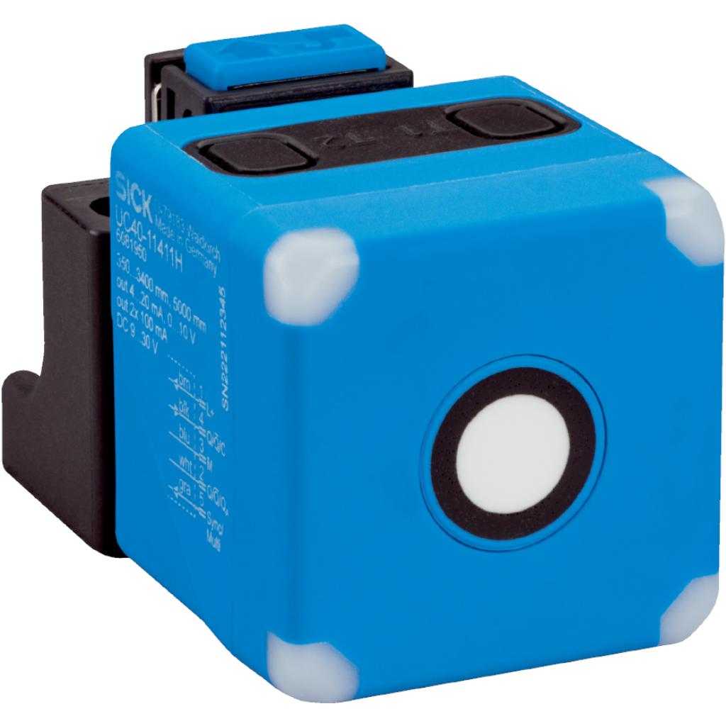 Sensor ultrasonido UC40, IO-Link, Recto, 1 x en contr, M12 5P