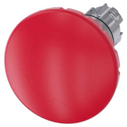 Cabeza seta 3SU, 22mm, metal, rojo, seta