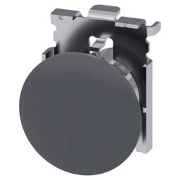 Cabeza pulsador 3SU, 30mm, metal, gris