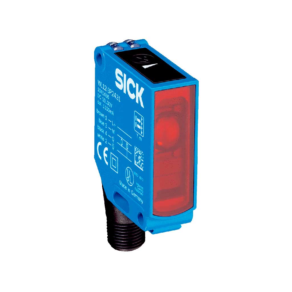 Barrera fotoeléctrica réflex WL12 LED, PNP, claro/oscuro, M12 4P