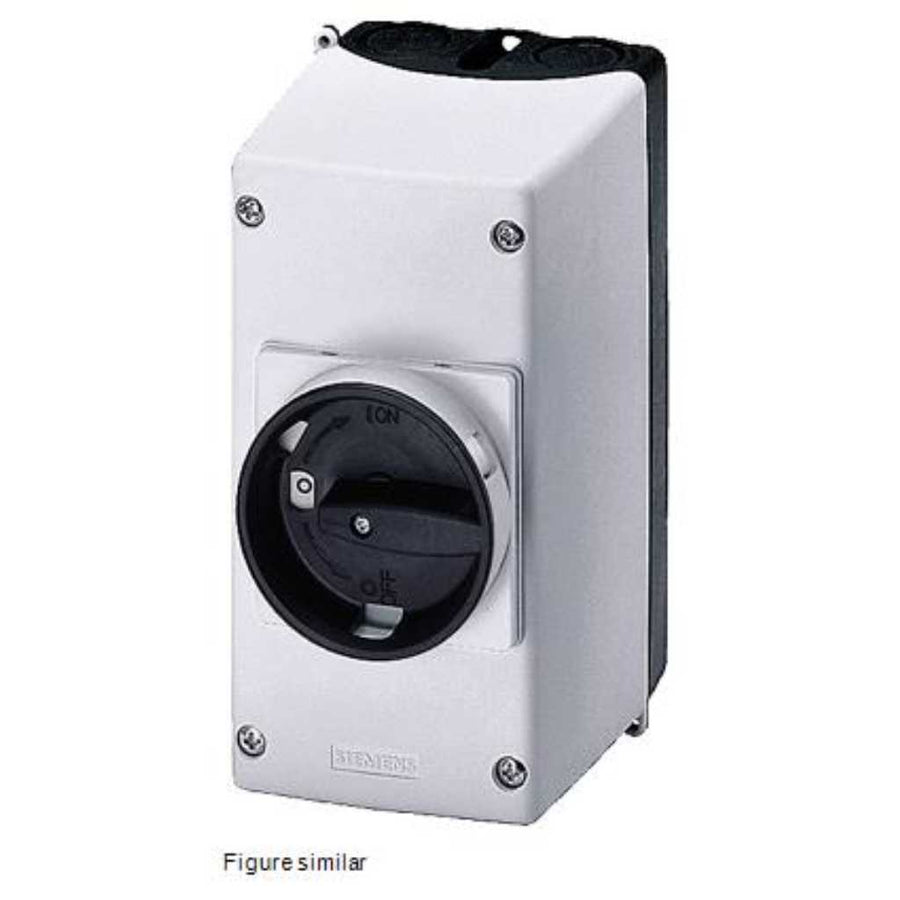 Caja de superficie de material aislante grado de protección IP55 con borne N y borne de puesta a ...